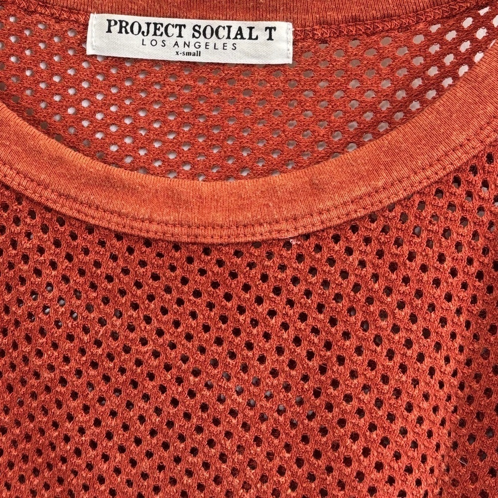 Project Social T Rust Long Sleeve Top - Picture 3 of 4